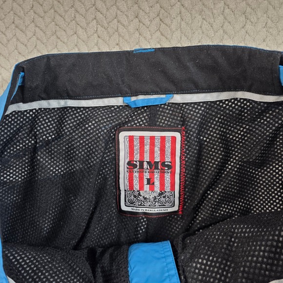 Sims Ultimate Equipment Blue Snowboard Pants Mens Large Insulated Ski Vented - Picture 8 of 11